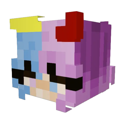 Domi2211 Minecraft avatar head, 3D render