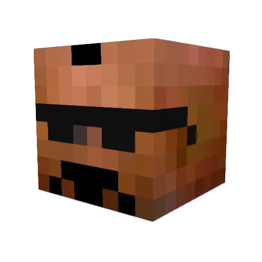Domi_Wl Minecraft avatar head, 3D render