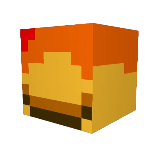 Domignome Minecraft avatar head, 3D render