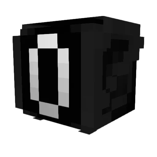 Domihacker Minecraft avatar head, 3D render