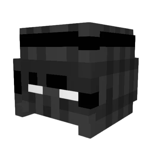 Dominacja2023 Minecraft avatar head, 3D render