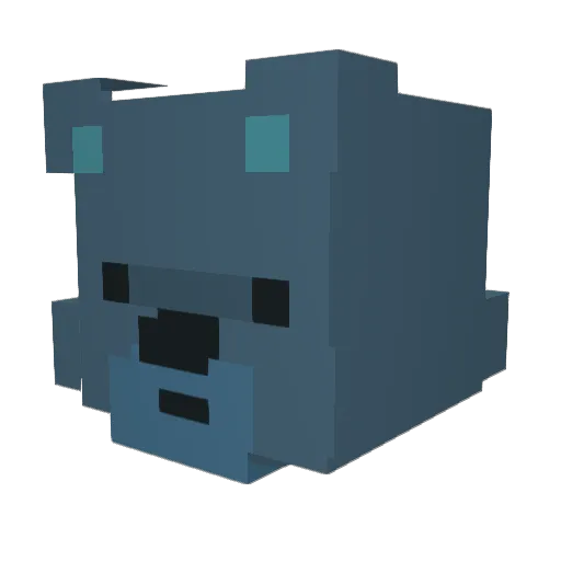 Dominator377 Minecraft avatar head, 3D render
