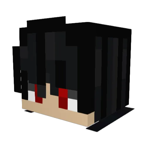 Dominator530 Minecraft avatar head, 3D render
