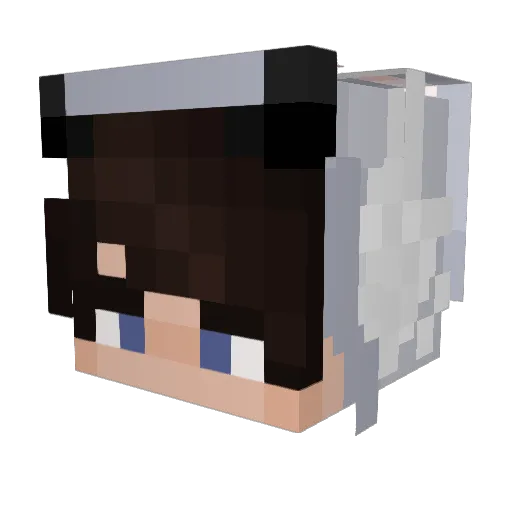 Dominator_VR Minecraft avatar head, 3D render