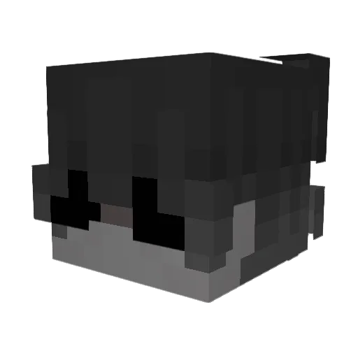 DominicMC227 Minecraft avatar head, 3D render