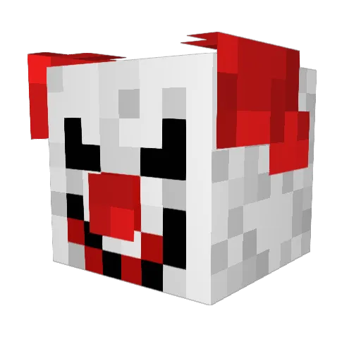 DominicRawR Minecraft avatar head, 3D render