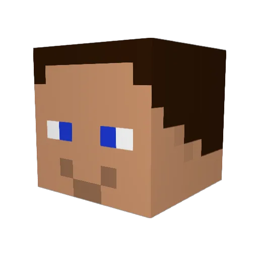 DominicanGamer Minecraft avatar head, 3D render