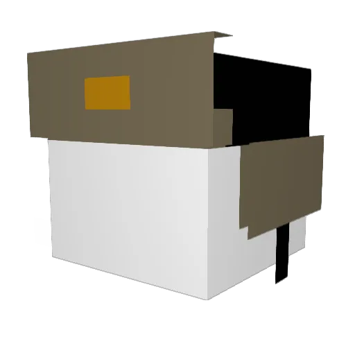 Dominichristov Minecraft avatar head, 3D render