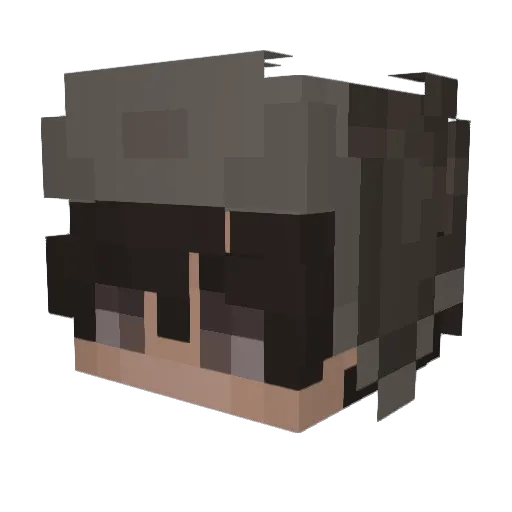 DominickLavera Minecraft avatar head, 3D render