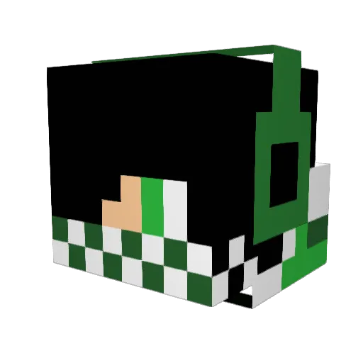 Dominik24Cz Minecraft avatar head, 3D render
