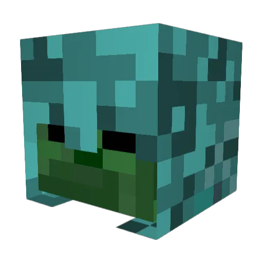 DominikG1123 Minecraft avatar head, 3D render