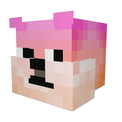 Dominikos09 Minecraft avatar head, 3D render