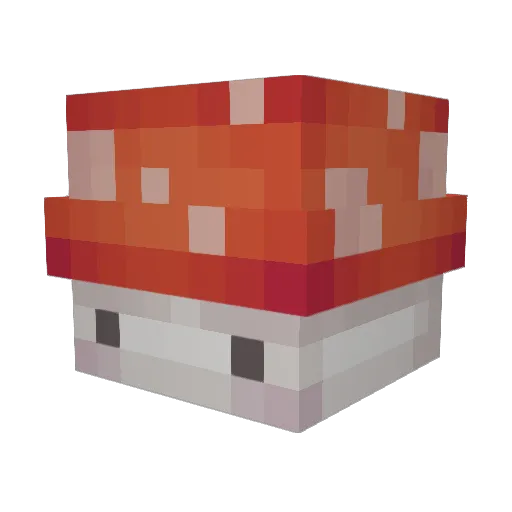 Domino4404 Minecraft avatar head, 3D render