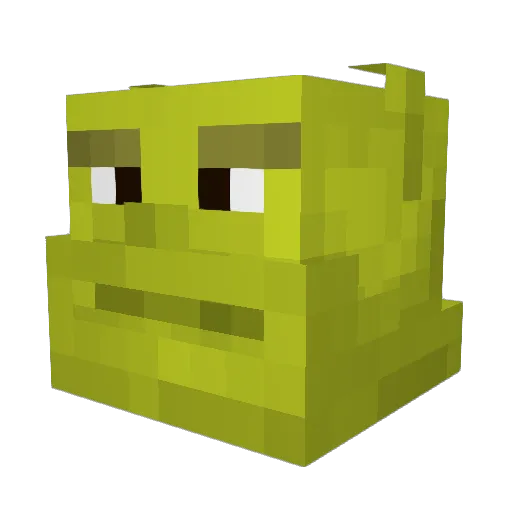 Domino_Chaos Minecraft avatar head, 3D render