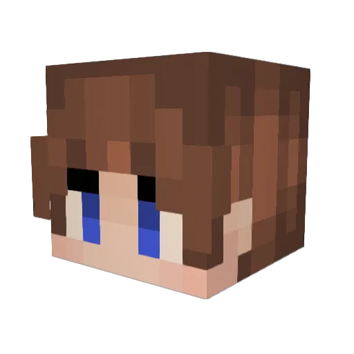 Domino_glizzy Minecraft avatar head, 3D render