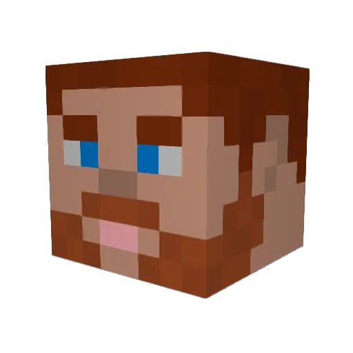 DominusSolis Minecraft avatar head, 3D render
