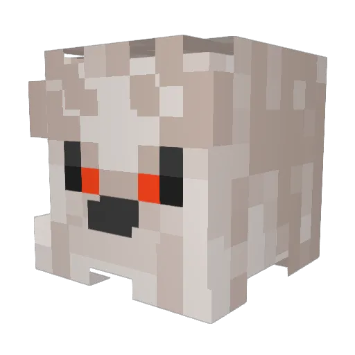Domirama Minecraft avatar head, 3D render