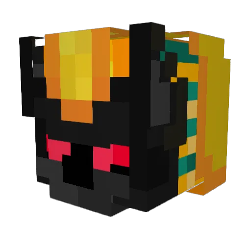 Domisrator Minecraft avatar head, 3D render