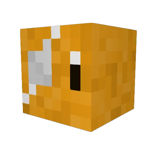 Domitoro Minecraft avatar head, 3D render
