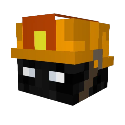 DomixL Minecraft avatar head, 3D render