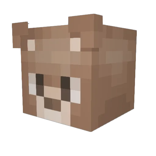 Domix_03 Minecraft avatar head, 3D render