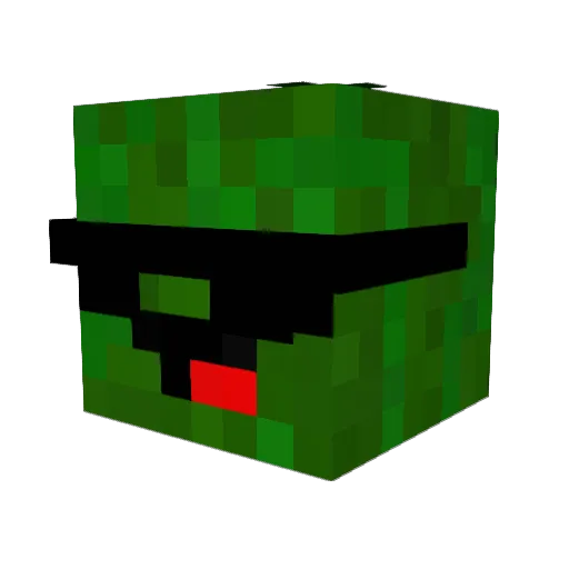 Domk04 Minecraft avatar head, 3D render