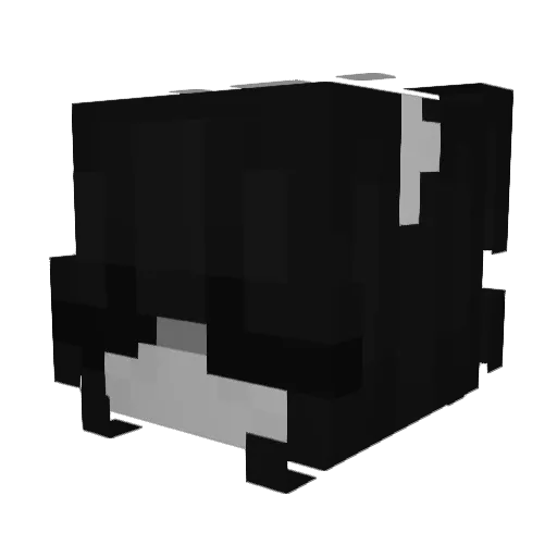 Dommgxf Minecraft avatar head, 3D render