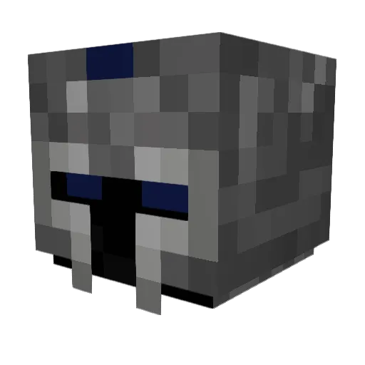Dommu_9 Minecraft avatar head, 3D render