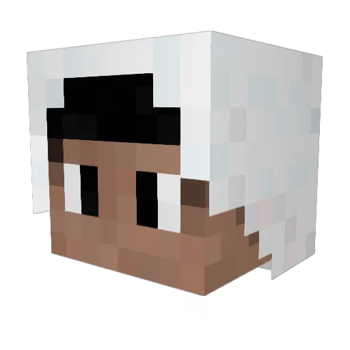 DomnoxPlays Minecraft avatar head, 3D render