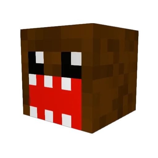 Domo_47 Minecraft avatar head, 3D render