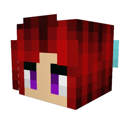 Domo_93 Minecraft avatar head, 3D render