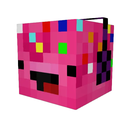 Domownik_17 Minecraft avatar head, 3D render