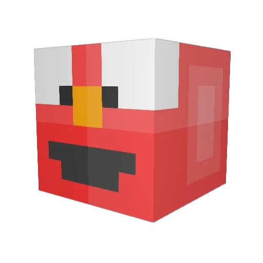 Dompat78 Minecraft avatar head, 3D render