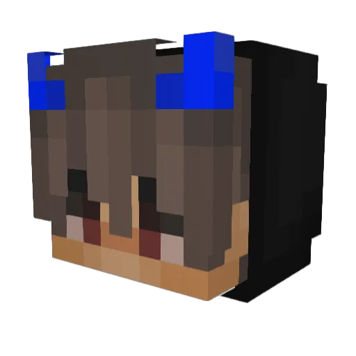 Domrex4102 Minecraft avatar head, 3D render