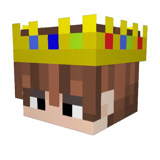 DomtheBozz Minecraft avatar head, 3D render