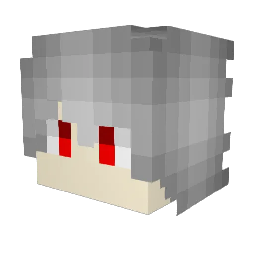 Don1472 Minecraft avatar head, 3D render