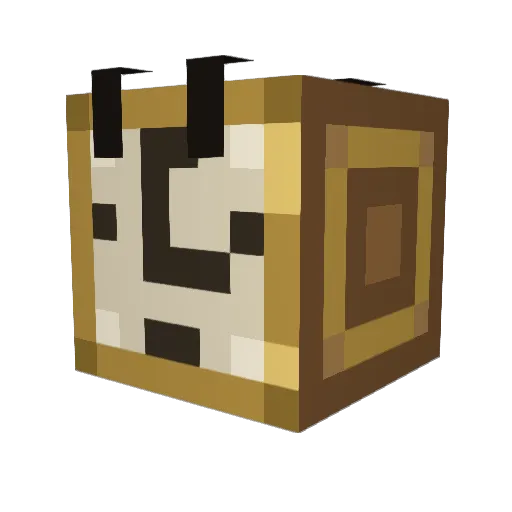 DonAidon Minecraft avatar head, 3D render