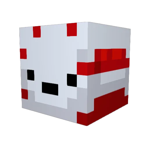 DonCoco27 Minecraft avatar head, 3D render