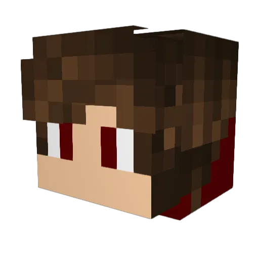 DonCodleone Minecraft avatar head, 3D render