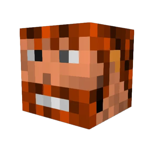 DonCojones66 Minecraft avatar head, 3D render