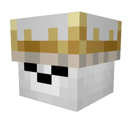DonCorleone_ Minecraft avatar head, 3D render