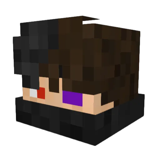 DonCosciott Minecraft avatar head, 3D render
