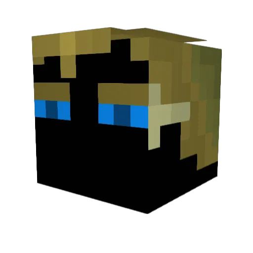 DonFresh Minecraft avatar head, 3D render