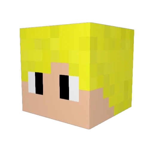DonGuaManGO_O Minecraft avatar head, 3D render