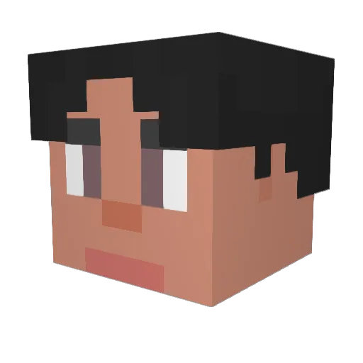DonJuanGuapo Minecraft avatar head, 3D render