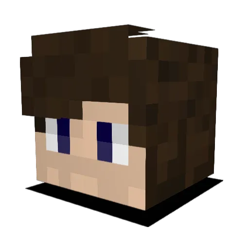 DonKovac1909 Minecraft avatar head, 3D render