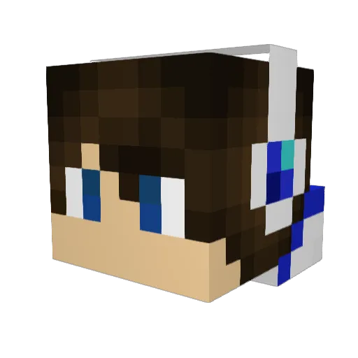 DonLasagno Minecraft avatar head, 3D render