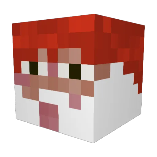 DonLitus Minecraft avatar head, 3D render