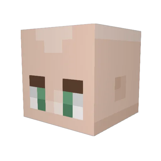 DonLucas96_ Minecraft avatar head, 3D render
