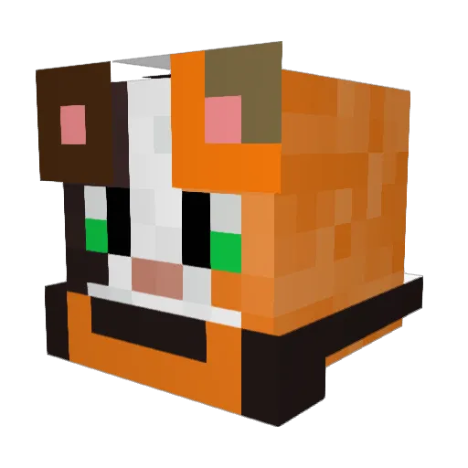 DonMisifu Minecraft avatar head, 3D render